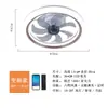 Luz de Ventilador LED para Sala de Estar Amazon Style, Control Remoto Inteligente para Dormitorio 110V Luz de Ventilador de Techo para Comedor, Luz de Ventilador en Paquete Pequeño