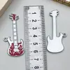 Accesorios para joyería DIY aleación de gota de aceite guitarra instrumento musical llavero transfronterizo colgante de collar pequeños regalos creativos