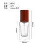 Botella Dispensadora de Perfume Transparente Botella de Perfume Botella Vacía 15ml Botella de Perfume de Vidrio Botella Dispensadora de Spray a Presión Cuadrada