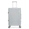 Maleta de aluminio de 26 pulgadas maleta de viaje de 20 pulgadas ruedas universales estudiante maleta resistente duradera maleta con asa extensible de 24 pulgadas