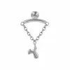 Comércio Exterior Venda Quente Brincos de Corrente de Aço Inoxidável Studs Piercing Orelha Studs de Cartilagem da Orelha Acessórios de Piercing para Orelha Fábrica Estoque Atacado