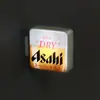 Mini brinquedo luminoso modelo Tirano adesivo magnético de geladeira para chá placa de caixa de luz loja de conveniência café estilo americano miniatura