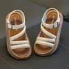 Sandalias para niñas, destalonadas, elegantes, nueva moda de verano, versión coreana, estilo princesa, lindas, versátiles, sandalias de moda