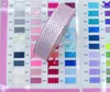 Cinta de lunares de 25 mm para envolver regalos, atar pasteles, materiales para accesorios de cabello DIY, poliéster, en stock, venta al por mayor, múltiples colores