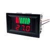 Medidor de potencia para vehículo eléctrico a prueba de agua almacenamiento de batería batería de litio voltímetro de pantalla digital 12V24V36V48V60V72V84V