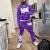 2025 comercio exterior transfronterizo nuevo primavera nuevo moda hombre suéter con capucha pantalones acampanados traje salida de fábrica