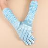 Guantes de novia largos retro, accesorios para fotos de boda, cosplay, guantes de mujer, etiqueta de fiesta, guantes de colores