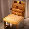 Cojín de Silla de Invierno para Oficina, para Estar Sentado Mucho Tiempo, Cojín de Asiento con Soporte Lumbar y Respaldo Integrado, Incluye Calefacción, para Mujeres, Previene el Dolor de Glúteos