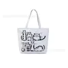 Bolso de Hombro para Mujer, Bolso Tote de Gran Capacidad, Clásico Exterior Práctico Versátil Estampado Bolso Tote de Hombro Lona Bolso Cruzado