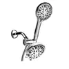Juego de Ducha para Baño Europeo y Americano al por Mayor Amazon 8+1 Funciones Cabezal de Ducha de Mano Booster Ducha Superior de 8 Funciones
