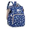 Bolsa de Mamá Personalizada con Logo Estampado de Moda Gran Capacidad Multifuncional Aislamiento Térmico Almacenamiento de Leche Mochila Bolsa Portátil