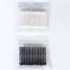 50 Hisopos de Algodón Negros para Eliminación de Acné, Eliminación de Puntos Negros, Desechables Empaquetados Individualmente, Limpieza de Oídos, Eliminación de Maquillaje, Hisopos de Algodón para Cuidado de la Piel