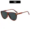 Moda Estilo Coreano 2026 Nuevas Gafas de Sol de Marco Grande, Estilo Callejero Personalizado Versátiles Gafas con Protección UV para Mujer, Gafas de Moda