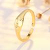 Anillo con Abertura en la Cara Nicho Joyería Artística Anillo de Cola Ajustable para Hombres y Mujeres Joyería de Moda Transfronteriza al por Mayor