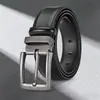 Cinturón de Cuero Genuino con Hebilla de Pasador, Moda Masculina Transfronteriza para Jóvenes y Adultos de Mediana Edad, Cinturón Casual de Negocios Versátil, Cinturón de Cuero para Pantalones al por Mayor