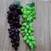 Uvas Simuladas de Goma Blanda, Uvas Simuladas de Alta Calidad, Racimos Pequeños, Racimos Grandes, Decoración del Hogar, Decoración de Centro Comercial, Exhibición de Gabinete