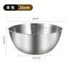 Plato para salsas de inmersión de acero inoxidable 304, platito estilo coreano, platito dorado para acompañamientos, plato para salsas de condimentos, plato para barbacoa, tazón para hornear y batir huevos