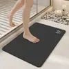Alfombrilla Antideslizante para Suelo de Baño Alfombra para Inodoro de Baño Secado Rápido y Resistente a Manchas Alfombrilla Absorbente de Diatomeas de Color Sólido Simple