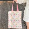 Bolsa de Ombro Estampada em Desenho Animado Fofa e Doce, Nova Bolsa de Mão de Grande Capacidade Estilo Verão, Bolsa Tote Casual para Aula de Estudante