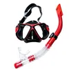 Conjunto de Máscara de Mergulho para Adultos Máscara de Snorkel Semi-Seca Conjunto de Três Peças Equipamento de Natação e Mergulho
