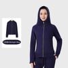 [En Stock] Sudadera con Capucha de Buceo Corte Ajustado Chaqueta Deportiva Sudadera Cardigan con Cremallera Chaqueta de Corte Ajustado