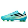 Nuevos zapatos de fútbol transfronterizos con tacos para niños, hombres y mujeres, zapatos de fútbol profesionales AG con tacos largos, zapatos de fútbol antideslizantes para césped artificial