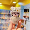 Chaveiro de Carro Criativo Fofo Coreano com Pedras de Diamante Pingente de Desenho Animado Casal para Carro Bolsa Ornamento
