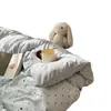 Conjunto de quatro peças 100% algodão ultrassuave Classe A, lençol e fronha de algodão puro frescos e fofos estilo ins, conjunto de três peças com elástico para dormitório estudantil