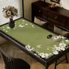 Mantel de Mesa Estilo Medieval con un Toque de Lujo Ligero y Gama Alta, Impermeable, Resistente al Aceite, Lavable, Protector Rectangular para Mesa de Comedor, Mantel para Mesa de Café