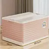 Caixa de Armazenamento Doméstica Grande Capacidade Plástico Espessado Caixa Basculante Roupas Colcha Brinquedo Caixa de Armazenamento Caixa de Armazenamento Dobrável
