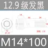 Tornillos de Cabeza Cilíndrica de Alta Resistencia Grado 12.9 para Impulsión de 1/2", Tornillos de Estándar Nacional, Caja Completa M2M3M4M5M6M8
