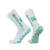 Meias esportivas de futebol masculinas antiderrapantes de cano médio com sola atoalhada, meias absorventes de suor, atacado de fábrica