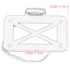 Accesorios para Motocicleta Accesorios de Modificación Marco de Matrícula Retro para Coche Americano Cruise Prince con Luz Soporte Metálico Negro