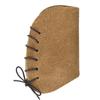 Protector de Dedo para Pesca con Dardos de Cuero para Exteriores, Funda de Dedo Anti-Abrasión, Anti-Corte, Antideslizante, Protector de Dedo para Dardos de Pesca con Cierre de Cordón