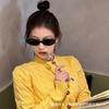 Gafas de Sol Retro Ojo de Gato de Montura Pequeña para Mujer de Alta Gama Verano Chica Hot Anti-ultravioleta Parasol Gafas de Sol Adelgazantes para Cara Cuadrada