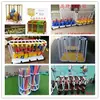 Estante de Almacenamiento para Pelotas de Trompa de Jardín de Infancia Estante de Almacenamiento para Palas de Arena Estante de Almacenamiento para Baloncesto Carrito con Ruedas para Esterillas de Gimnasia Almacenamiento para Zancos