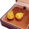 Nuevo Colgante Sachet Abrible en Espiral con Pedrería Estilo Chino, Colgante Calabaza Gordita, Colgante Cadena para Suéter Dorada Cobre Gordita, Alta Retención de Color