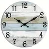 Fábrica de 16 pulgadas al por mayor explosiones transfronterizas reloj de pared retro de madera simple europeo reloj silencioso una generación de cabello