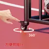 Estante de almacenamiento para baloncesto, almacenamiento multifuncional para el hogar para colchonetas de yoga y equipo deportivo, organizador móvil de equipo deportivo para gimnasios