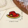 Novo Chapéu de Cowboy do Fabricante Patch de Tecido Bordado Patch Adesivo para Passar Patch Patch Patch Botas Patch Bordado Decorativo