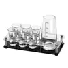 Rack de Copos de Vinho Acrílico Tipo Bala Dispensador de Copos de Licor Conjunto Rack de Armazenamento Copo de Vidro Copo para Destilados