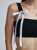 Estilo coreano transfronterizo Lindo Top de tubo sexy de encaje para niña Pecho pequeño Traje de baño dividido Traje de baño de mujer Venta al por mayor