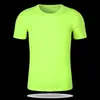 Camiseta de secado rápido con logotipo personalizado para maratón, carrera en grupo, cuello redondo, manga corta, publicidad, ropa de trabajo, secado rápido