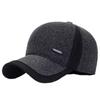 Gorro de Invierno Cálido con Forro de Felpa para Hombre, para Papá, Abuelo, Protección para los Oídos de Personas Mayores, Gorra de Béisbol para Adultos Mayores