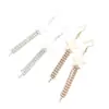 Pendientes largos de estrella modernos y sexys, pendientes de botón de nuevo estilo para mujer, pendientes colgantes elegantes y minimalistas de cinco estrellas, E536