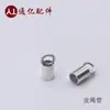 Cierre de Plata de Ley S925 para Cordón de Cuero, Clip para Cordón de Cuero, Hebilla de Posicionamiento, Tapa Final, Cierre de Tubo para Cordón de Cuero, Cierre de Acabado, Accesorios para Joyería al por Mayor