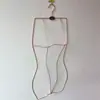 Estante Metálico para Trajes de Baño Estante de Exhibición para Bikinis Tienda de Ropa Colgador para Trajes de Baño de una Pieza Oro Rosa Listo para Usar
