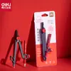 Set de Brújula Tres en Uno Deli Vc666 para Estudiantes de Primaria, Regla para Calificar Exámenes, Compás para Dibujo Técnico