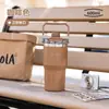 Copo Térmico Magnético Jumbo Triplo para Bebidas Grande Capacidade para Meninas Novo 2025 Alto Valor Portátil ao Ar Livre Copo de Gelo