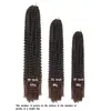Cabelo Crochê Ondulado Africano Dreadlocks Passion Twist 14/18/24 Polegadas Peruca Trançada de Fibra Química